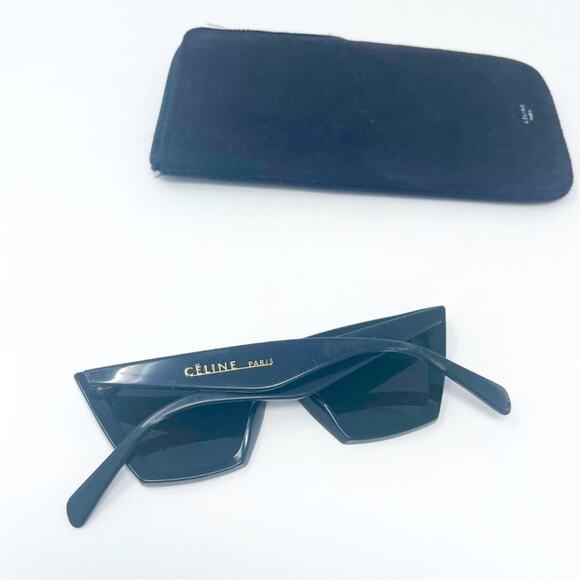 Celine Black CL41468/S Edge Cat Eye Sunglasses - Picture 8 of 13